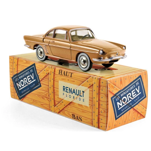 RENAULT FLORIDE 1959 JAUNE BAHAMA METALLISE 1:43 Norev Auto Stradali Modellino
