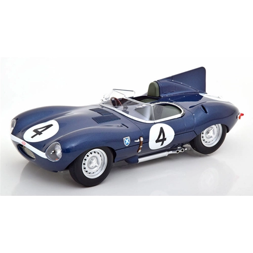 JAGUAR TYPE D N.4 WINNER LE MANS 1956 R.FLOCKHART-N.SANDERSON 1:18 CMR Classic Model Replicars Auto Competizione Modellino