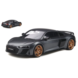 AUDI R8 DECENNIUM 2018 MATT DAYTONA GREY 1:18 GT Spirit Auto Stradali Modellino