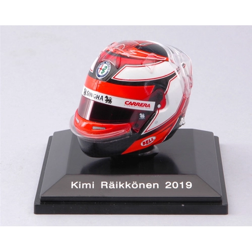 CASCO KIMI RAIKKONEN 2019 ALFA ROMEO F1 1:8 Spark Model Caschi Modellino