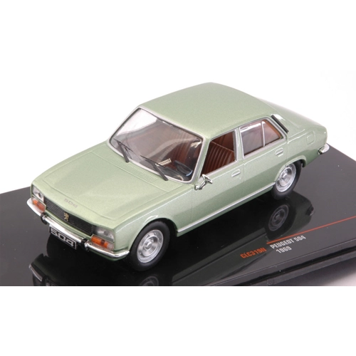 PEUGEOT 504 1969 METALLIC GREEN 1:43 Ixo Model Auto Stradali Modellino