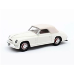 ALFA ROMEO 6C 2500 GHIA CONVERTIBLE 1947 CLOSED WHITE 1:43 Matrix Scale Models Auto d'Epoca Modellino