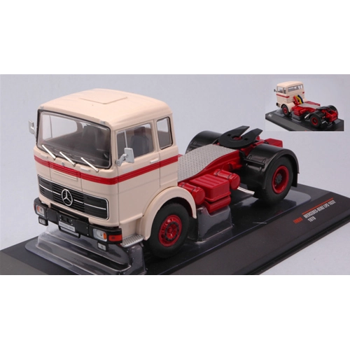 MERCEDES LPS 1632 1970 BEIGE/RED 1:43 Ixo Model Camion Modellino