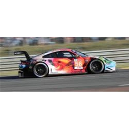 PORSCHE 911 RSR N.56 WINNER LMGTE AM CLASS LE MANS 2019 BERM.-LINSEY-PERFETTI 1:43 Spark Model Auto Competizione Modellino