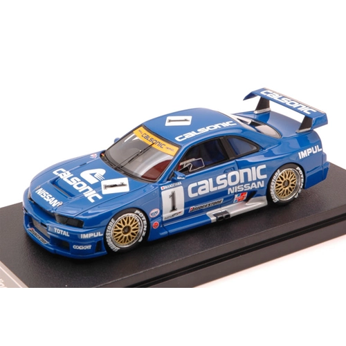 NISSAN CALSONIC R32 GTR N.1 FUJI JGTC 1995 M.KAGEYAMA EBBRO x HPI 1:43 Ebbro Auto Competizione Modellino