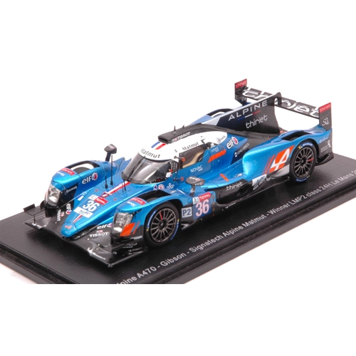 ALPINE A470 N.36 WINNER LMP2 CLASS LE MANS 2019 LAPIERRE-NEGRAO-THIRIET 1:43 Spark Model Auto Competizione Modellino