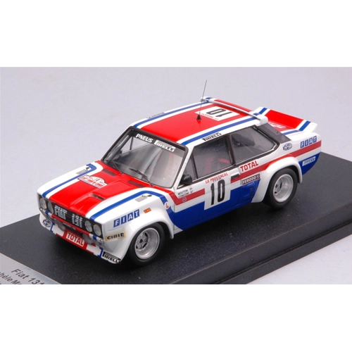 FIAT 131 ABARTH N.10 5th TOUR DE CORSE 1978 MOUTON-CONCONI 1:43 Trofeu Auto Rally Modellino