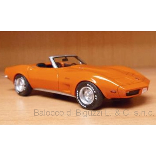 CHEVROLET CORVETTE CONVERTIBLE 1973 ORANGE 1:43 Neo Scale Models Auto Stradali Modellino