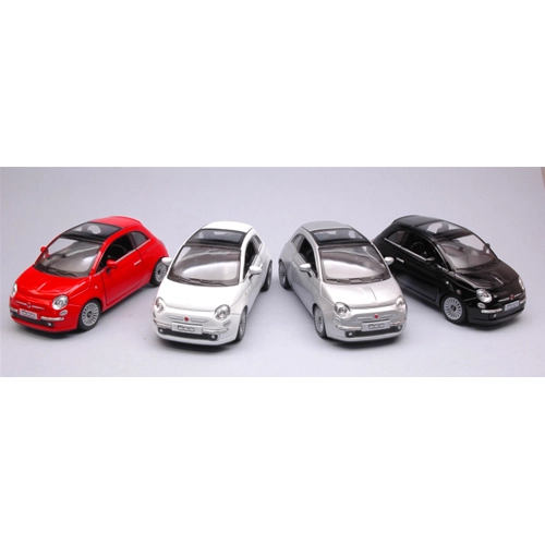 FIAT NUOVA 500 2007 cm 12 (1 Modellino a Scelta) 1:28 Kinsmart Modellismo Giocattolo Modellino