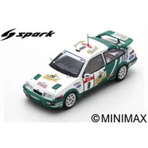 FORD SIERRA RS COSWORTH N.8 WINNER TOUR DE CORSE 1988 D.AURIOL-B.OCCELLI 1:43 Spark Model Auto Rally Modellino