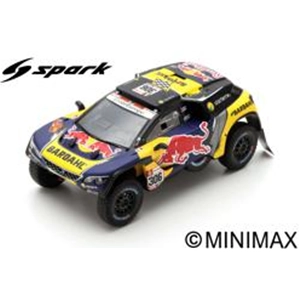 PEUGEOT 3008 DKR N.306 3rd DAKAR 2019 S.LOEB-D.ELENA 1:43 Spark Model Auto Rally Modellino