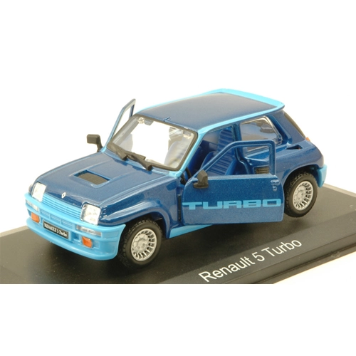 RENAULT 5 TURBO 1982 BLUE 1:32 Burago Auto Stradali Modellino