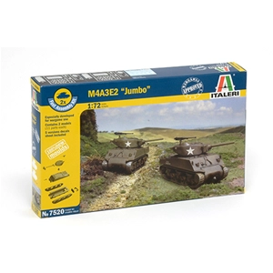 M4A3E2 JUMBO KIT 1:72 Italeri Kit Mezzi Militari Modellino