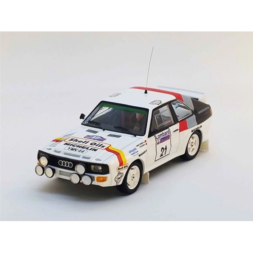AUDI SPORT QUATTRO N.21 RAC RALLY 1986 DERMUTH-BOND 1:43 Trofeu Auto Rally Modellino