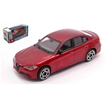 ALFA ROMEO GIULIA 2016 RED 1:43 Burago Auto Stradali Modellino