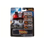 BACK TO THE FUTURE NANO HOLLYWOOD RIDES 3 PACK cm 4 Jada Toys Movie Modellino