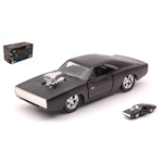 DOM'S DODGE CHARGER R/T FAST & FURIOUS MATT BLACK 1:32 Jada Toys Movie Modellino