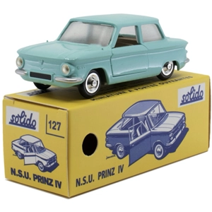 NSU PRINZ IV 1963 TURQUOISE CLUB SOLIDO 1:43 Solido Auto Stradali Modellino
