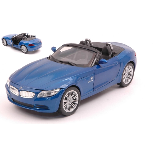 BMW Z 4 SILVER BLUE 1:24 New Ray Auto Stradali Modellino