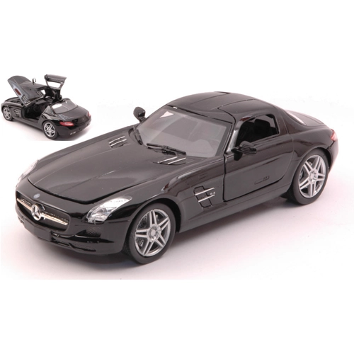 MERCEDES SLS AMG 2010 BLACK 1:24 New Ray Auto Stradali Modellino