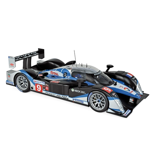 PEUGEOT 908 N.9 WINNER LE MANS 2009 BRABHAM-GENE-WURZ 1:18 Norev Auto Competizione Modellino