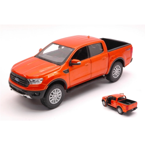 FORD RANGER 2019 ORANGE 1:24 Maisto Auto Stradali Modellino