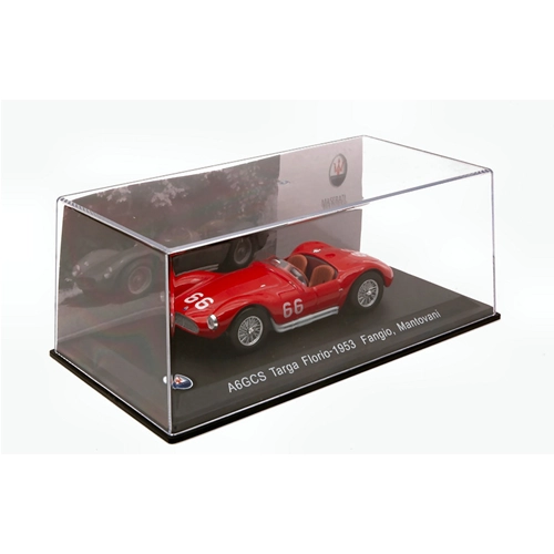 MASERATI A6GCS N.66 3rd TARGA FLORIO 1953 FANGIO-MANTOVANI 1:43 Editoria Auto Competizione Modellino