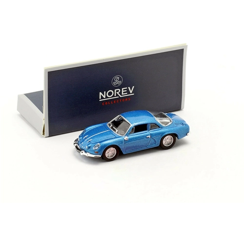 ALPINE A110 1973 BLUE METALLIC 1:87 Norev Auto Stradali Modellino