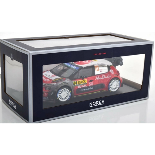 CITROEN C3 WRC N.10 WINNER CATALOGNE 2018 S.LOEB-D.ELENA 1:18 Norev Auto Rally Modellino