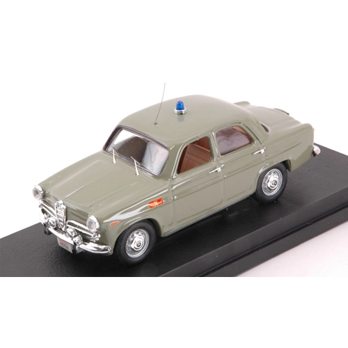 ALFA ROMEO GIULIETTA 1955 POLIZIA REPARTO MOBILE 1:43 Rio Forze dell'Ordine Modellino