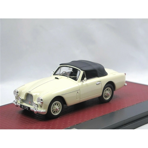 ASTON MARTIN DB2/4 DHC BY TICKFORD CLOSED 1955 WHITE 1:43 Matrix Scale Models Auto Stradali Modellino