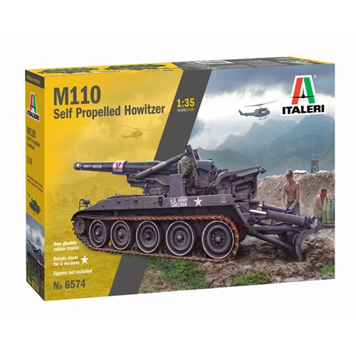 M110 A1 KIT 1:35 Italeri Kit Mezzi Militari Modellino