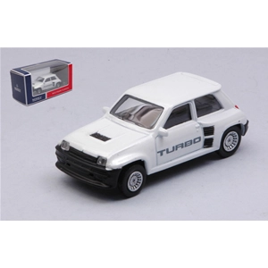 RENAULT 5 TURBO 1980 WHITE 1:64 Norev Auto Stradali Modellino
