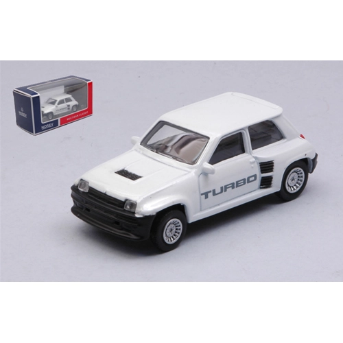 RENAULT 5 TURBO 1980 WHITE 1:64 Norev Auto Stradali Modellino