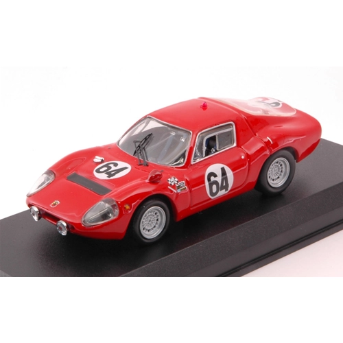 ABARTH OT 1300 N.64 16th Le Mans 1967 MARTIN-MESANGE 1:43 Best Model Auto Competizione Modellino