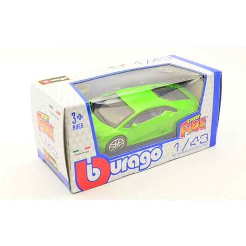 LAMBORGHINI HURACAN LP 610-4 2014 GREEN 1:43 Burago Auto Stradali Modellino