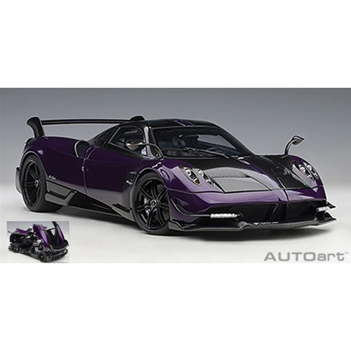PAGANI HUAYRA BC 2016 VIOLET/CARBON 1:18 AutoArt Auto Stradali Modellino