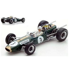 BRABHAM BT19 J.BRABHAM 1966 N.3 WORLD CHAMPION 1:18 Spark Model Formula 1 Modellino