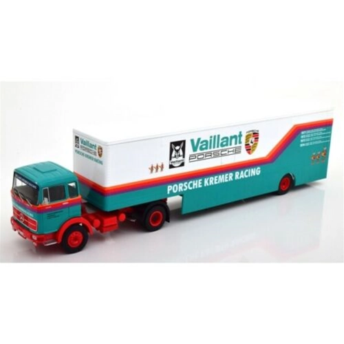 MERCEDES LPS 1632 KREMER 1981 RACING TRANSPORT 1:43 Ixo Model Camion Modellino