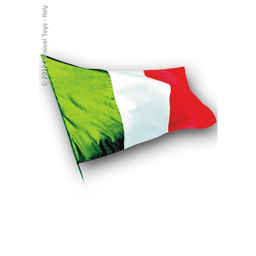 BANDIERA ITALIANA IN TESSUTO 150x90 Cm Verde/Bianco/Rosso Carnival Toys Art.Vari Modellino