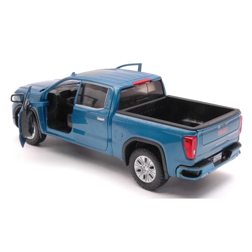 GMC SIERRA 1500 DENALI CREW CAB 2019 METALLIC BLUE 1:27 MotorMax Auto Stradali Modellino