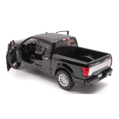 FORD F-150 LIMITED CREW CAB 2019 BLACK 1:27 MotorMax Auto Stradali Modellino