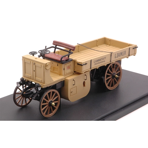 DAIMLER MOTOR-LASTWAGEN 1898 BEIGE 1:43 Neo Scale Models Auto d'Epoca Modellino