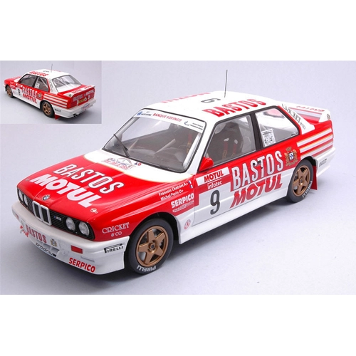 BMW E 30 M3 N.9 TOUR DE CORSE 1988 PERIN-CHATRIOT 1:18 Ixo Model Auto Rally Modellino