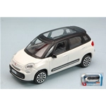 FIAT 500L 2012 WHITE 1:43 Burago Auto Stradali Modellino
