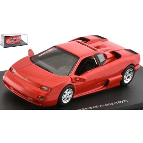 LAMBORGHINI ACOSTA 1997 RED 1:43 Editoria Auto Stradali Modellino