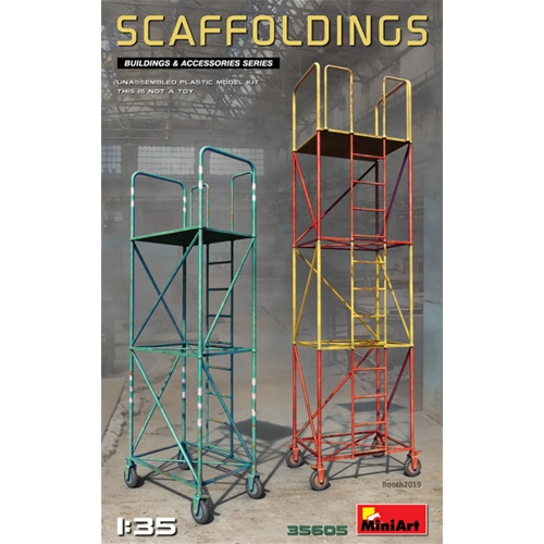 SCAFFALATURA KIT 1:35 Miniart Kit Diorami Modellino