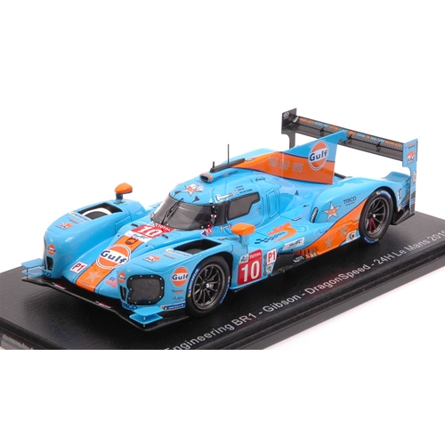 BR ENGINEERING BR1 GIBSON N.10 LE MANS 2019 H.HEDMAN-B.HANLEY-R.VAN DER ZANDE 1:43 Spark Model Auto Competizione Modellino