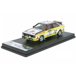 AUDI QUATTRO N.3 1st RALLY NEW ZEALAND 1984 STIG BLOMQVIST-CEDERBER 1:43 Trofeu Auto Rally Modellino
