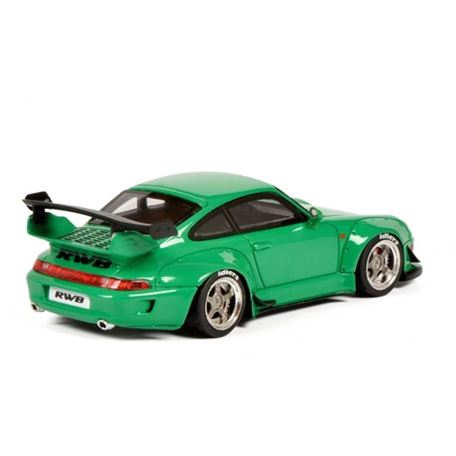 PORSCHE RAUH-WELT RWB 911 964 2000 GREEN 1:43 Schuco Auto Stradali Modellino